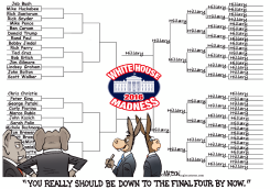 REPUBLICANS STRUGGLE WITH ELECTION 2016 BRACKETS by R.J. Matson