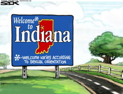 INDIANA UNWELCOME  by Steve Sack
