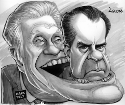 MARK FELT COUGHS UP by Peter Lewis