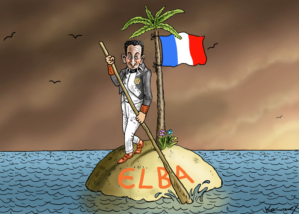 Sarkozy Back From Elba