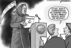 CALIF JERRY DROUGHT BW by Steve Greenberg