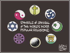 WORLD'S RELIGIONS by Terry Mosher