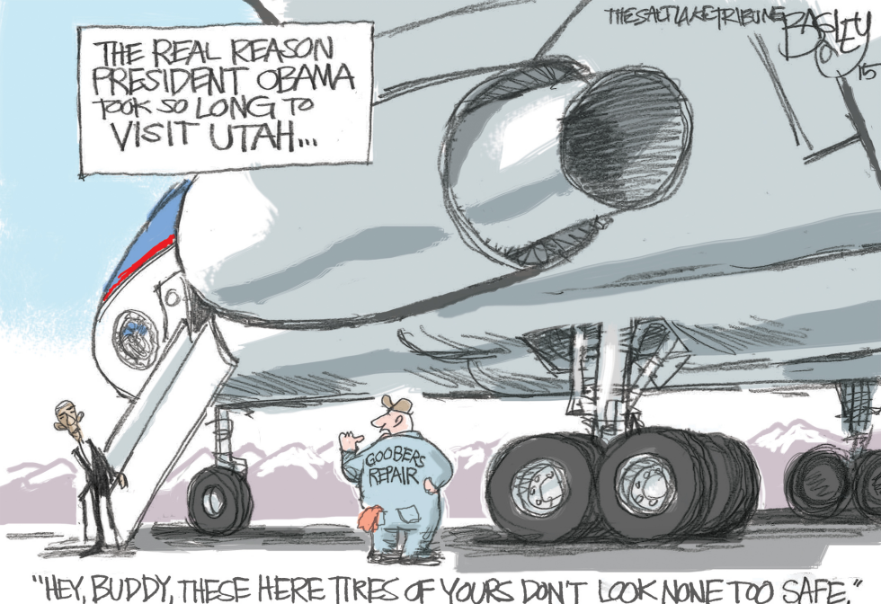 LOCAL Obama Visits Utah COLOR