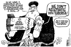 IRAN NUKE DEAL by Rick McKee