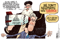IRAN NUKE DEAL  by Rick McKee