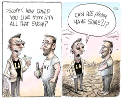 NY STATE SNOWPACK  by Adam Zyglis