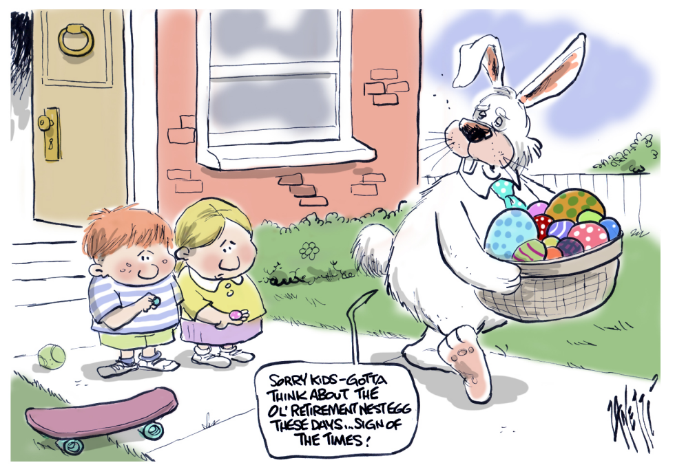 Easter Bunny Suerannuation