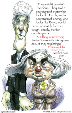 JOHN KERRY AND ERNEST MONIZ -  by Taylor Jones