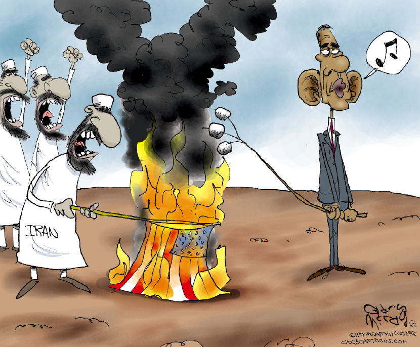 Obama Easy On Iran COLOR