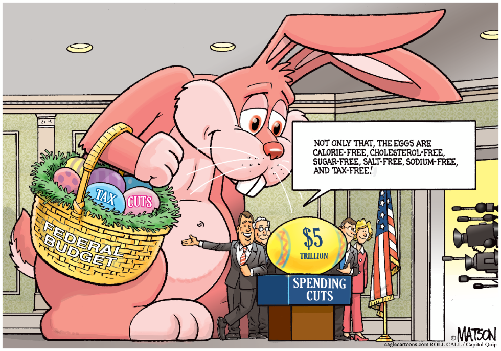  IMAGINARY FEDERAL BUDGET BUNNY by RJ Matson