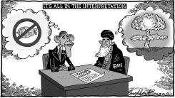 OBAMA IRAN NUKE DEAL by Bob Englehart