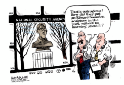 EDWARD SNOWDEN SCULPTURE IN BROOKLYN PARK  by Jimmy Margulies