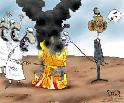 OBAMA LA LLEVA FACIL EN IRAN /  by Gary McCoy