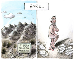 CALIFORNIA DROUGHT  by Adam Zyglis