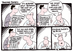 TAXING TIMES by Ingrid Rice