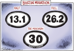 MARATHON BOMBER by Joe Heller
