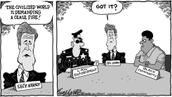 NORTH CAROLINA SHOOTING by Bob Englehart