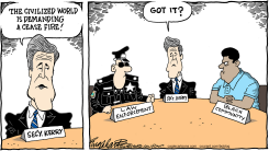 NORTH CAROLINA SHOOTING by Bob Englehart