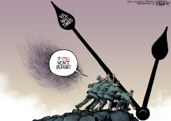 VETERANS STILL WAITING  by Nate Beeler