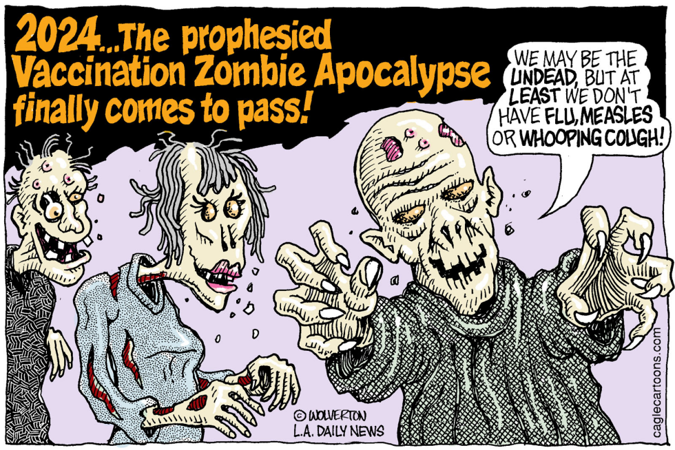  VACCINATION ZOMBIE APOCALYPSE by Wolverton