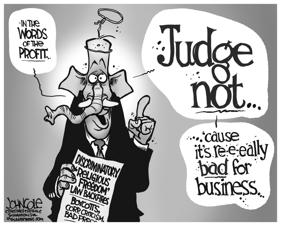 Judge Not BW