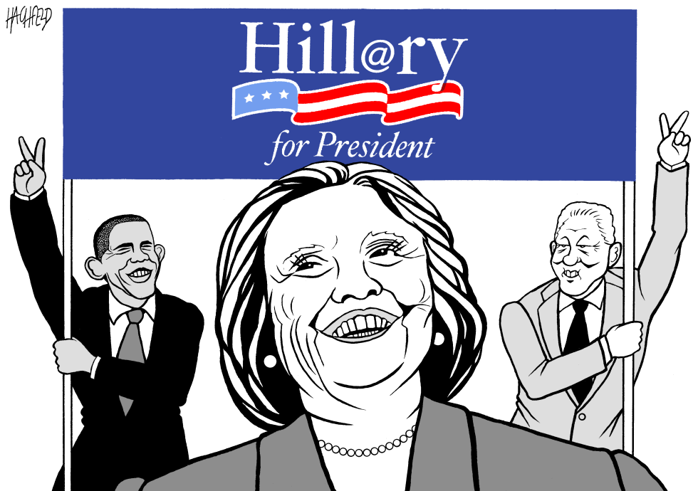 Hillary runs for president