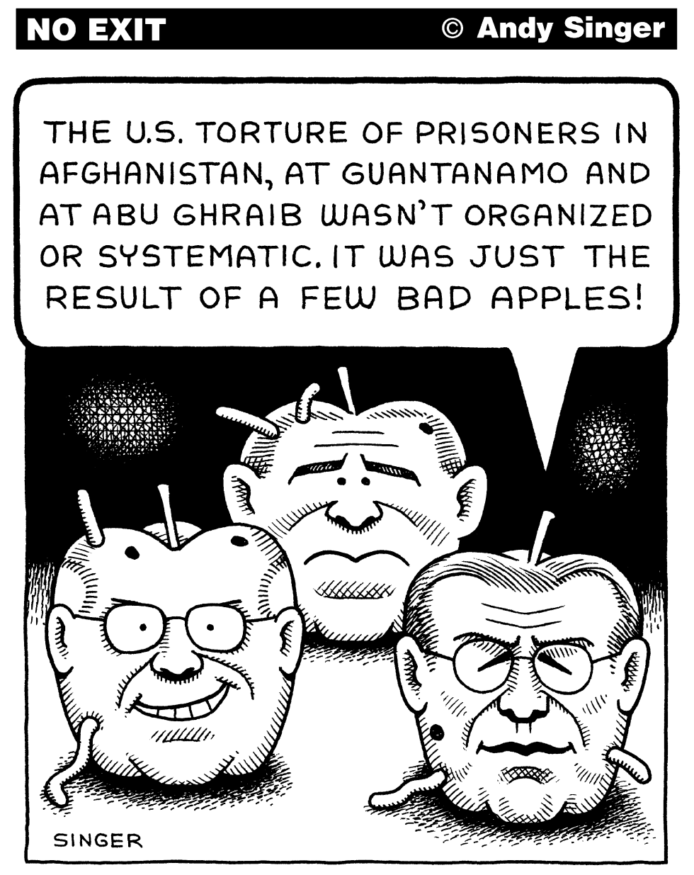 Rumsfeld Cheney and Bush Responsible for Torture