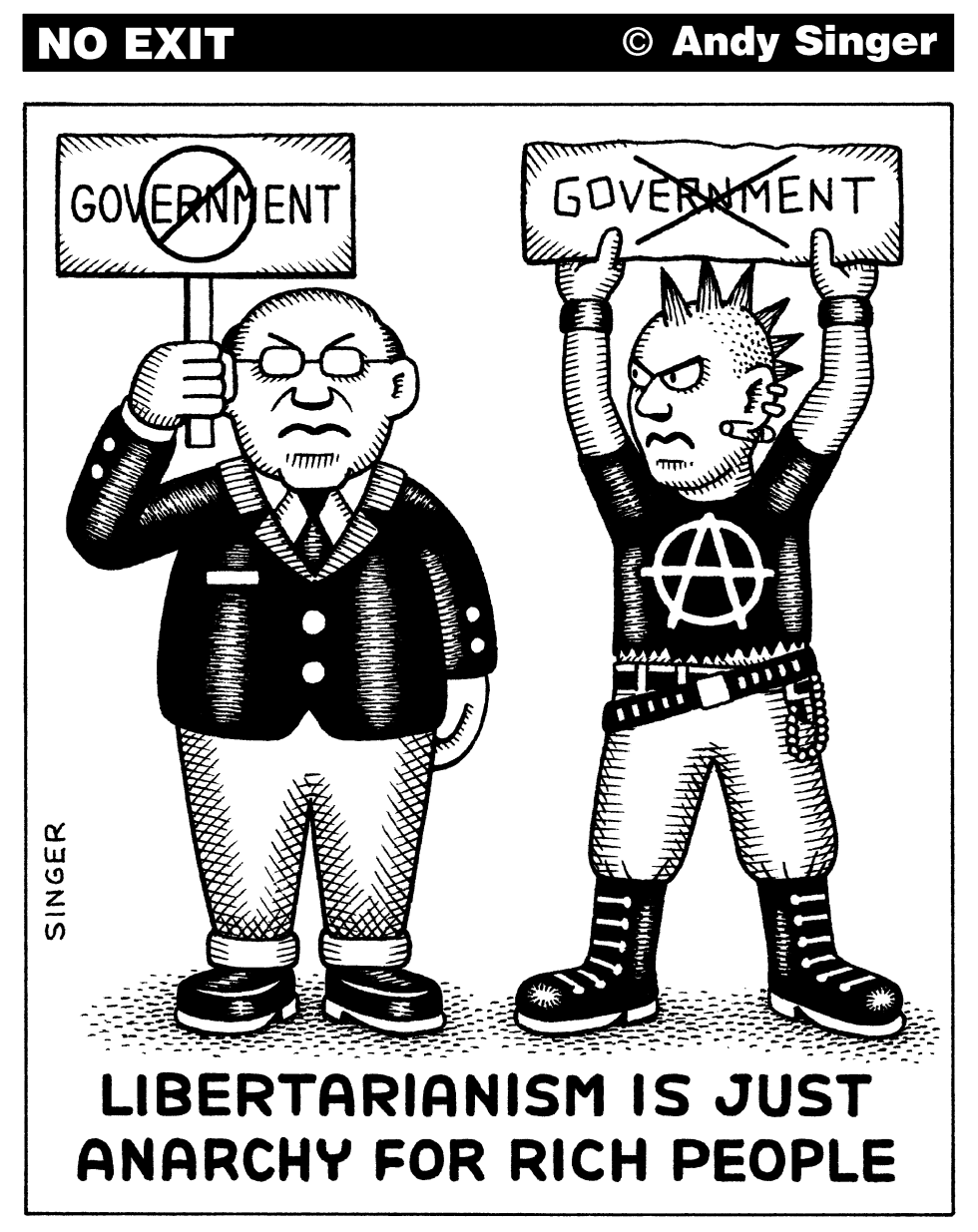 Libertarianism is Anarchy for Rich People