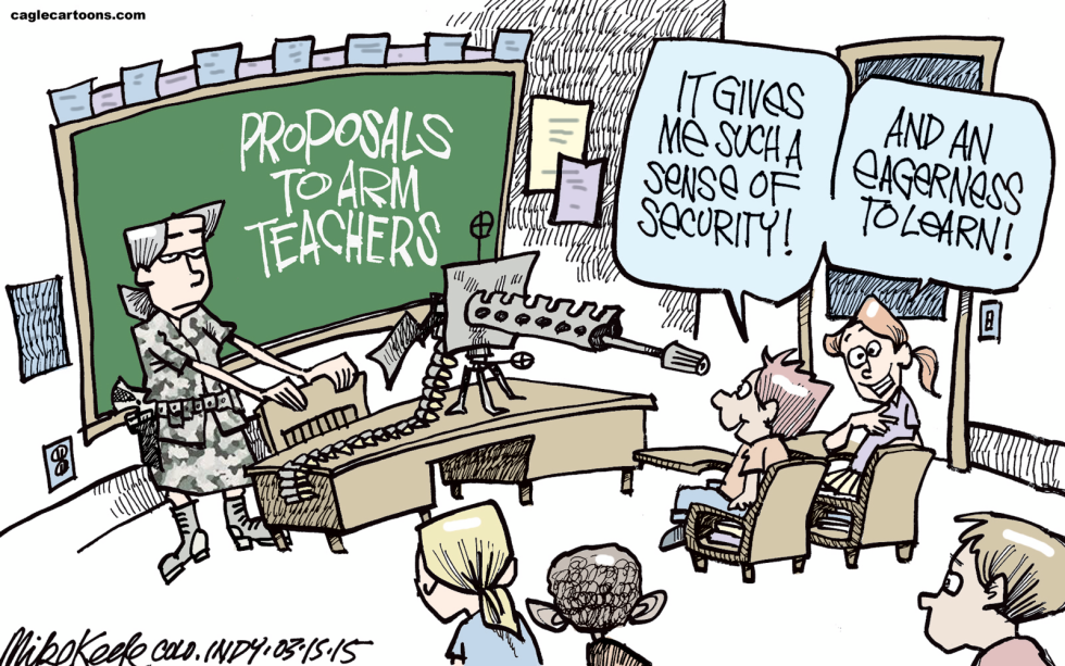 Guns in Classroom COLOR