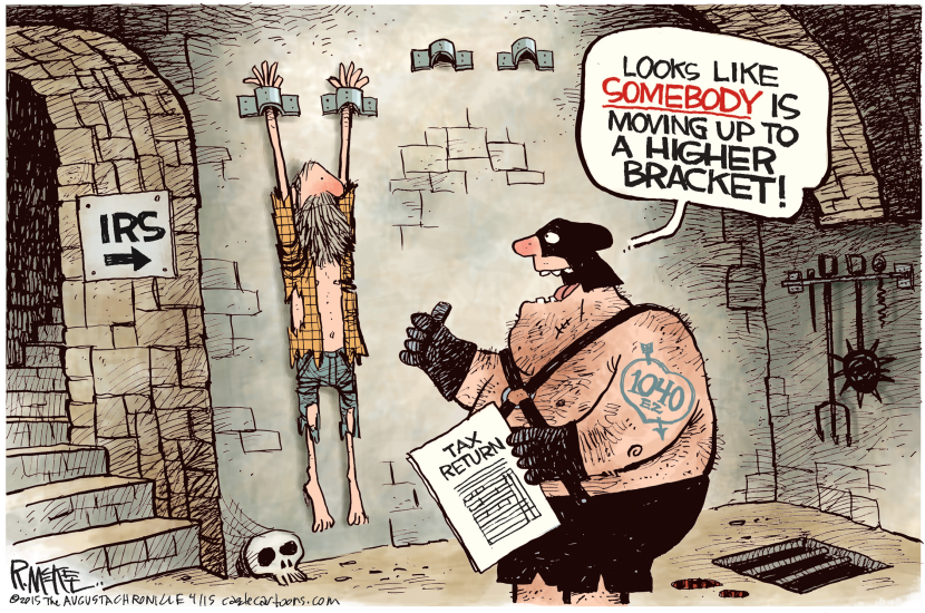 IRS Torture: Moving Up to a Higher Tax Bracket