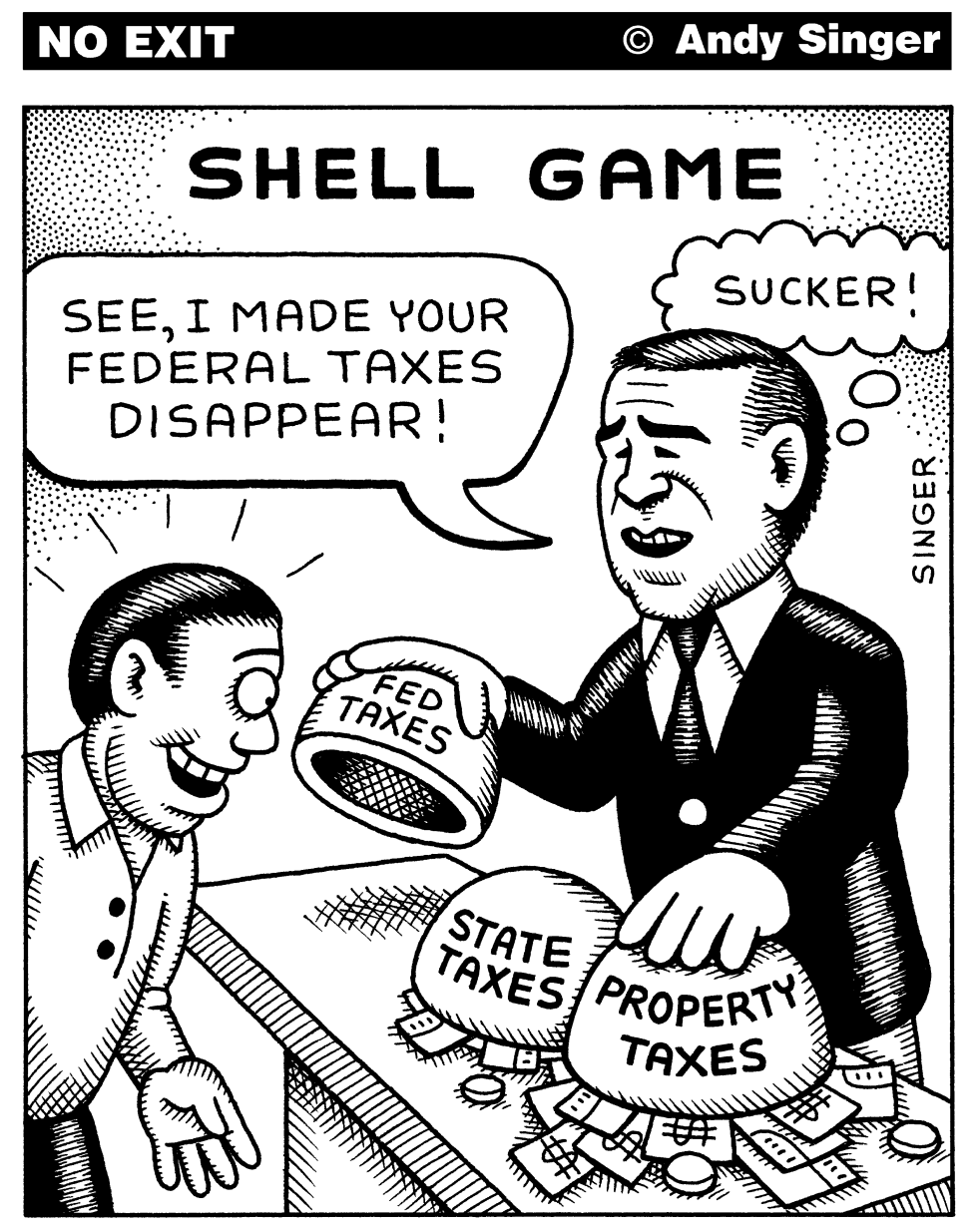 Bushs Shell Game with Taxes