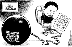 ATLANTA TEACHER SCANDAL by Rick McKee