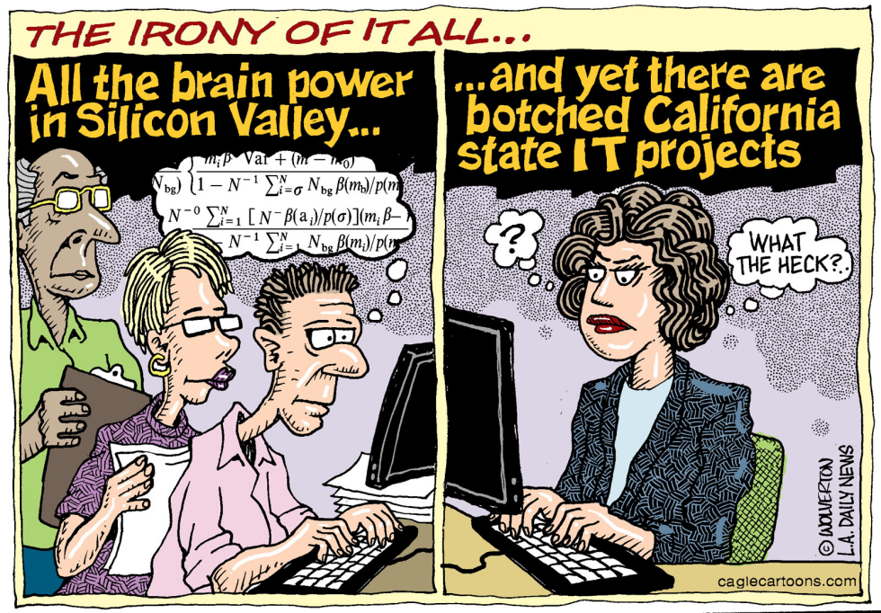 LOCAL-CA Botched California computer systems COLOR