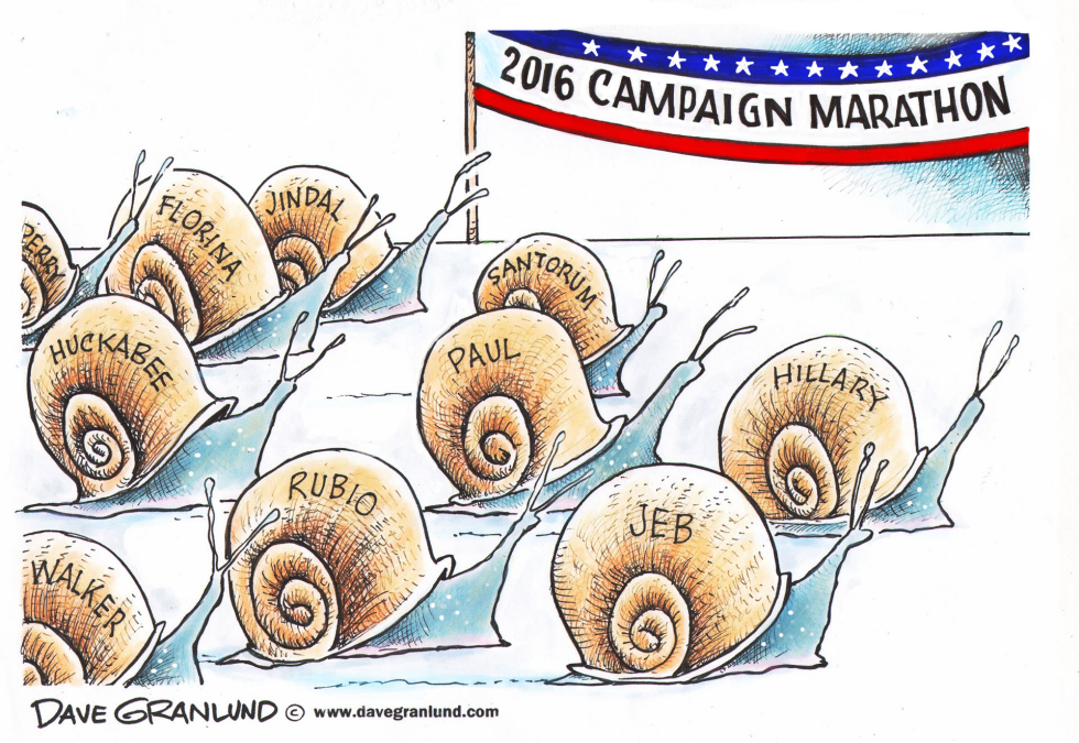  2016 CAMPAIGN MARATHON by Dave Granlund