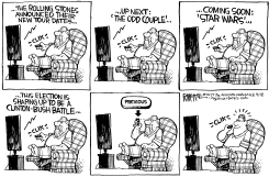 PREVIOUS BUTTON by Rick McKee