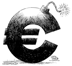 EURO-BOMB  by Daryl Cagle