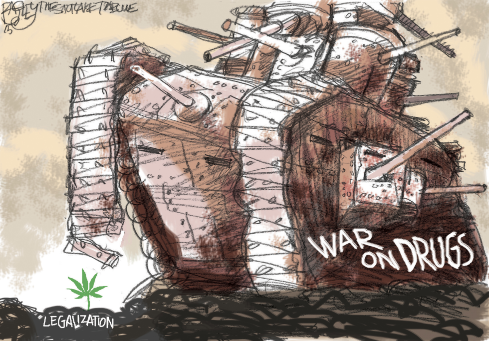  WAR ON DRUGS by Pat Bagley