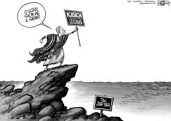 KASICH - PRESIDENTIAL PRAYER by Nate Beeler