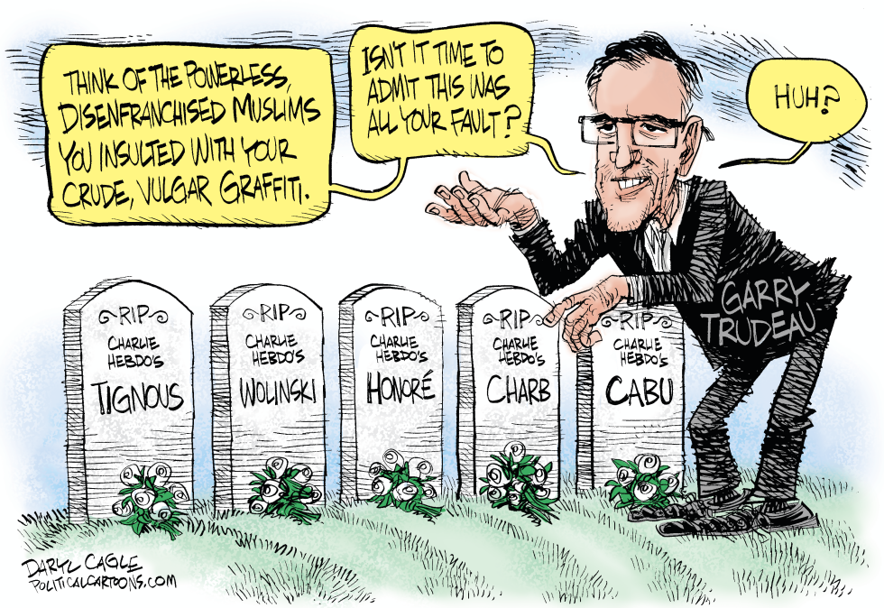 Garry Trudeau and Charlie Hebdo COLOR