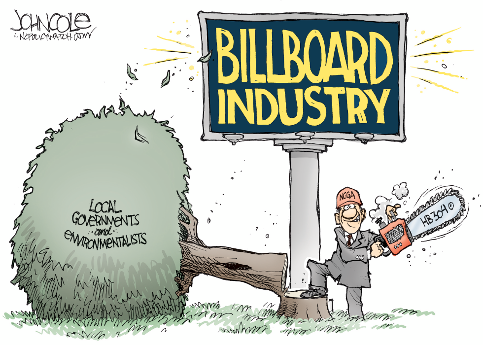  LOCAL NC  BILBOARD BILL by John Cole