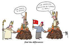 TURKEY AGAINST POPE by Arend Van Dam