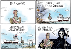 MIGRANTS by Joe Heller