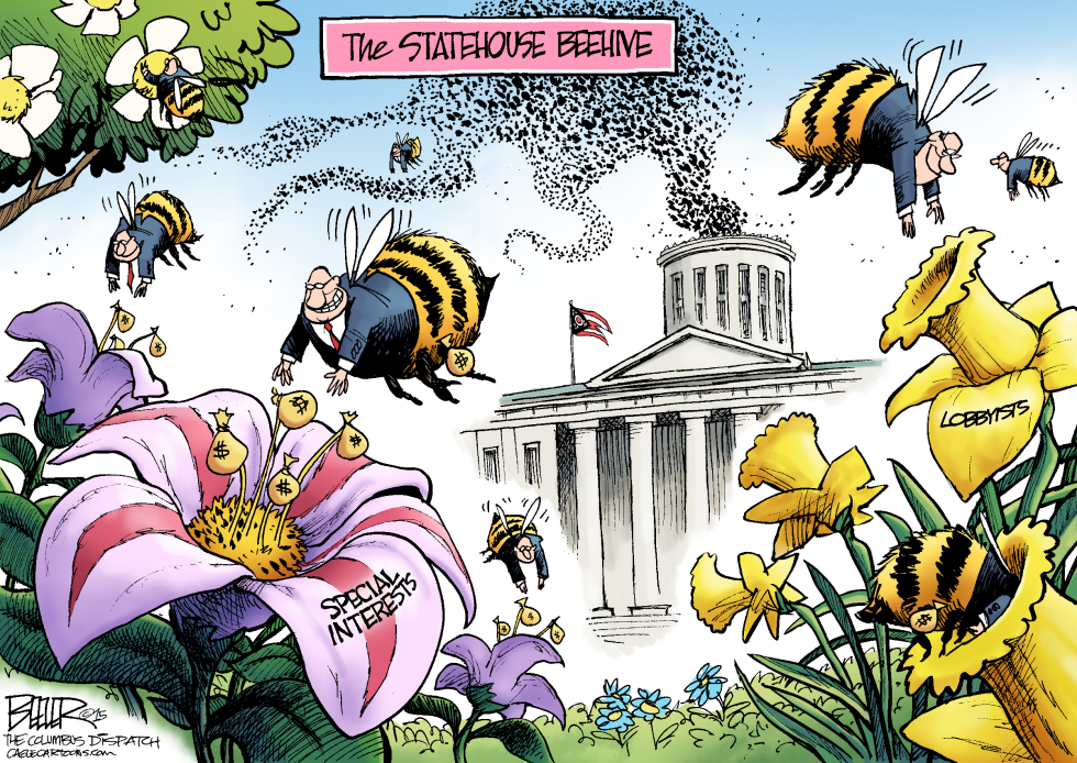  LOCAL OH - STATEHOUSE BEEHIVE by Nate Beeler