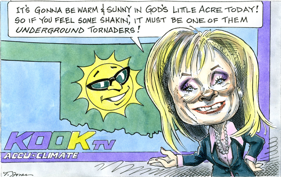  GOVERNOR MARY FALLIN EARTHQUAKE FORECAST  by Taylor Jones