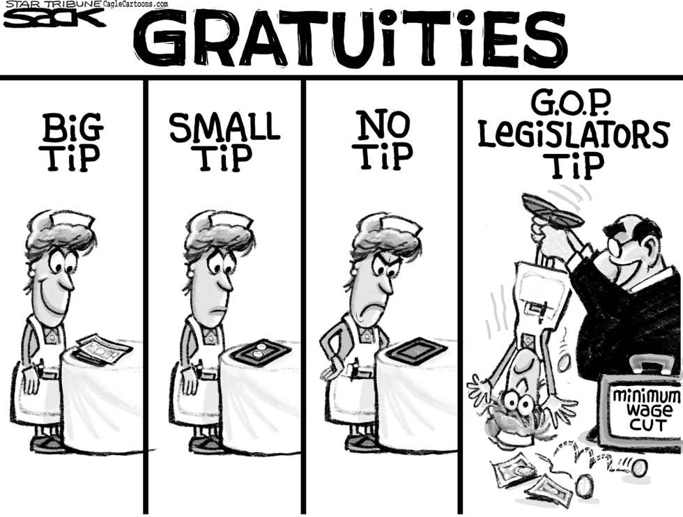 Minimum Waitstaff  Wage  LOCAL