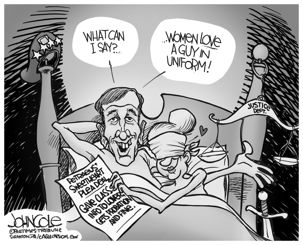 David Petraeus sentencing BW