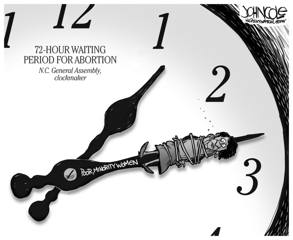 LOCAL NC -- 72-hour waiting period for abortion BW