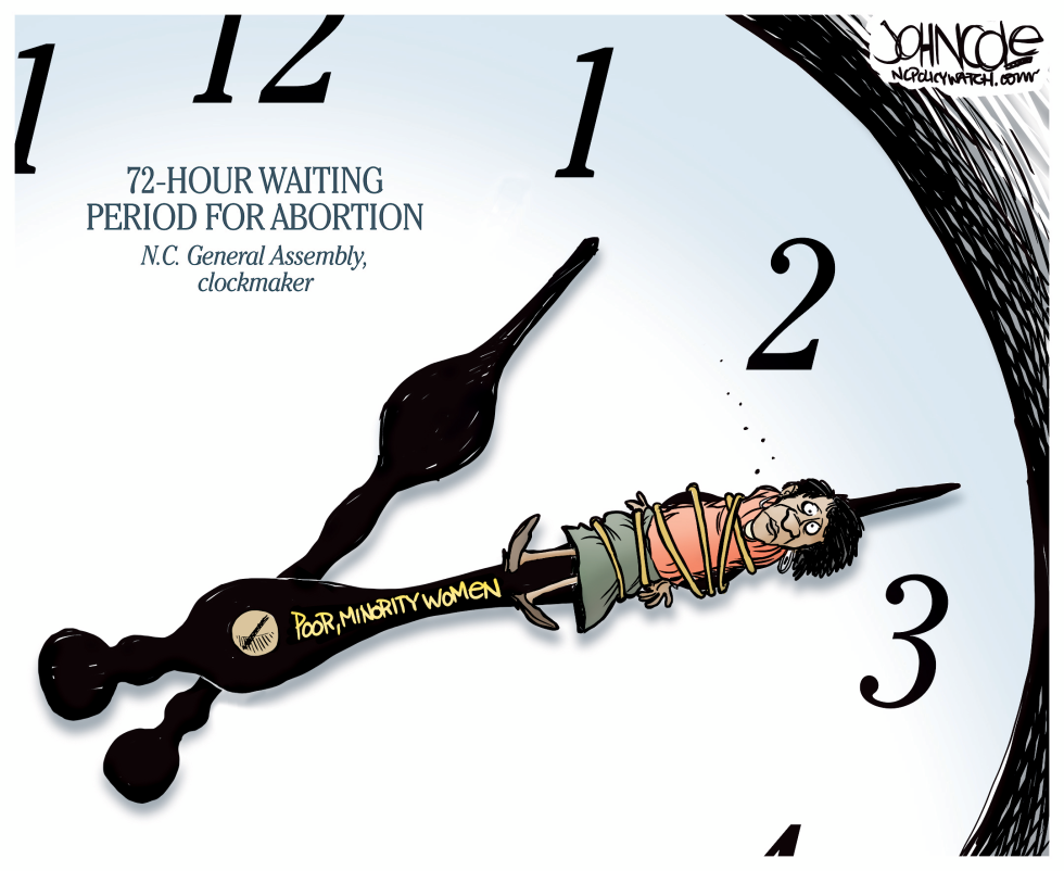 LOCAL NC -- 72-hour waiting period for abortion COLOR