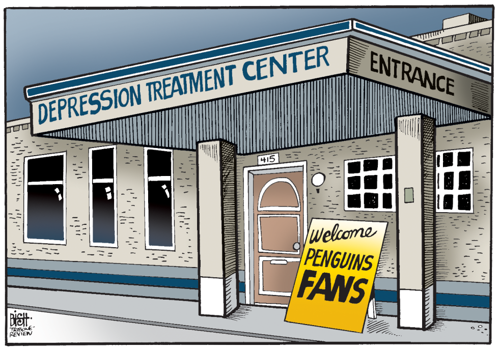 LOCAL- PITTSBURGH PENGUINS FANS, COLOR