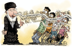 IRAN CARTOON FOR CAGLE COLUMN  by Daryl Cagle